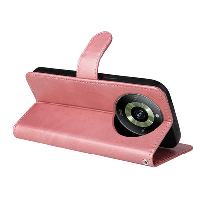 For Realme 11 Pro+ 5G / 11 Pro 5G PU Leather Wallet Phone Case Calf Texture Flip Stand Cover