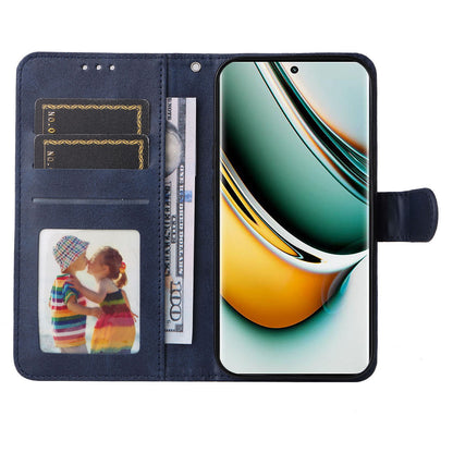For Realme 11 Pro+ 5G / 11 Pro 5G PU Leather Wallet Phone Case Calf Texture Flip Stand Cover