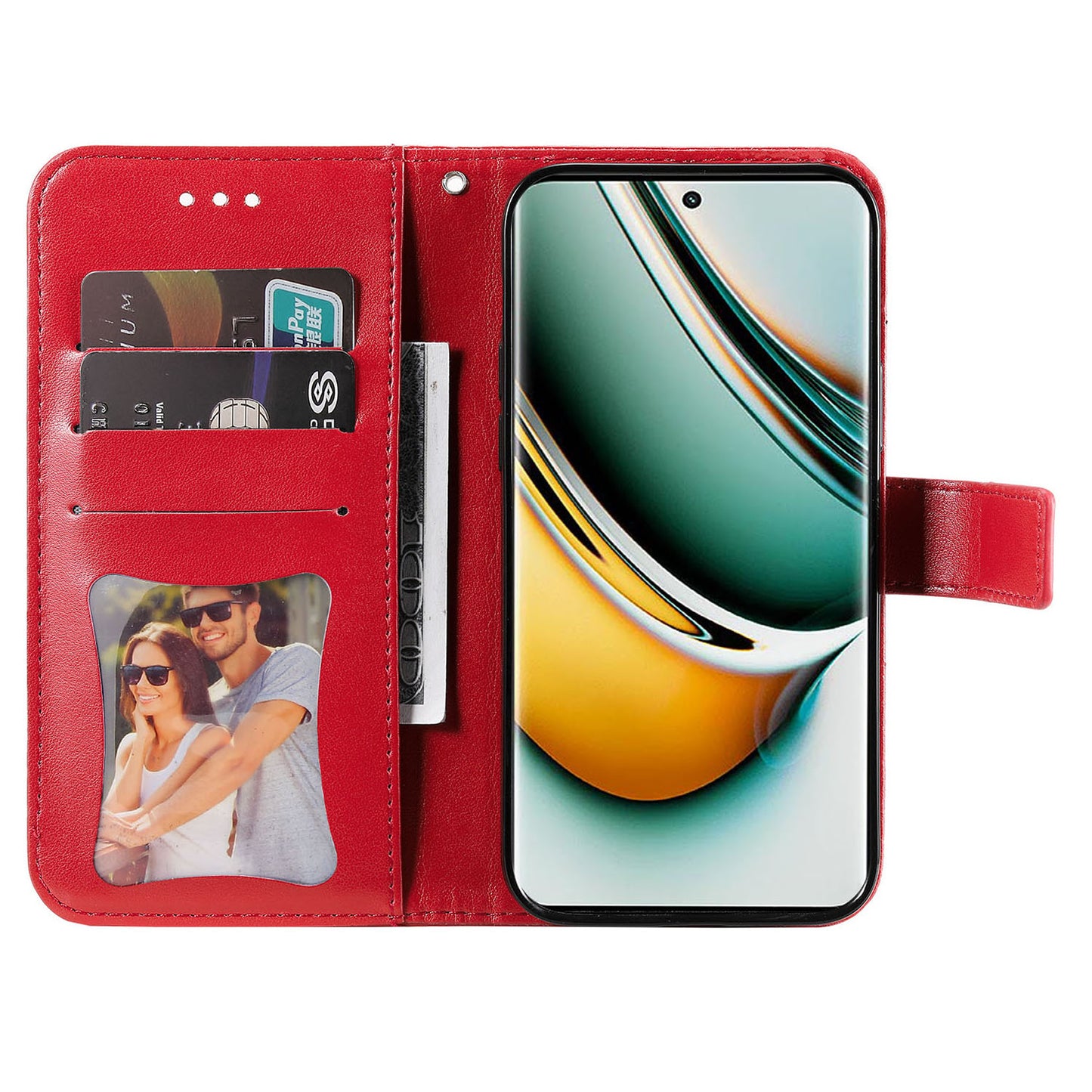 For Realme 11 Pro 5G / 11 Pro+ 5G Mobile Phone Shell Stand Wallet Imprinted Flower PU Leather Cover Phone Case