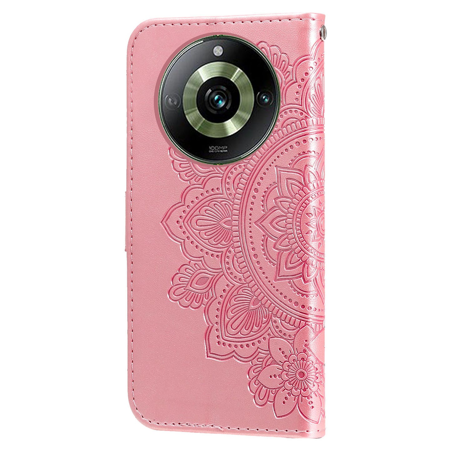 For Realme 11 Pro 5G / 11 Pro+ 5G Mobile Phone Shell Stand Wallet Imprinted Flower PU Leather Cover Phone Case