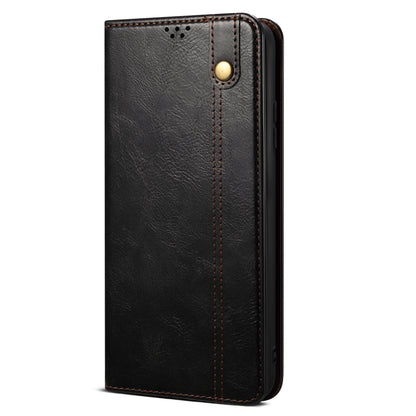 For OnePlus Nord CE3 5G Leather Case Waxy Crazy Horse Texture Stand Wallet Phone Cover