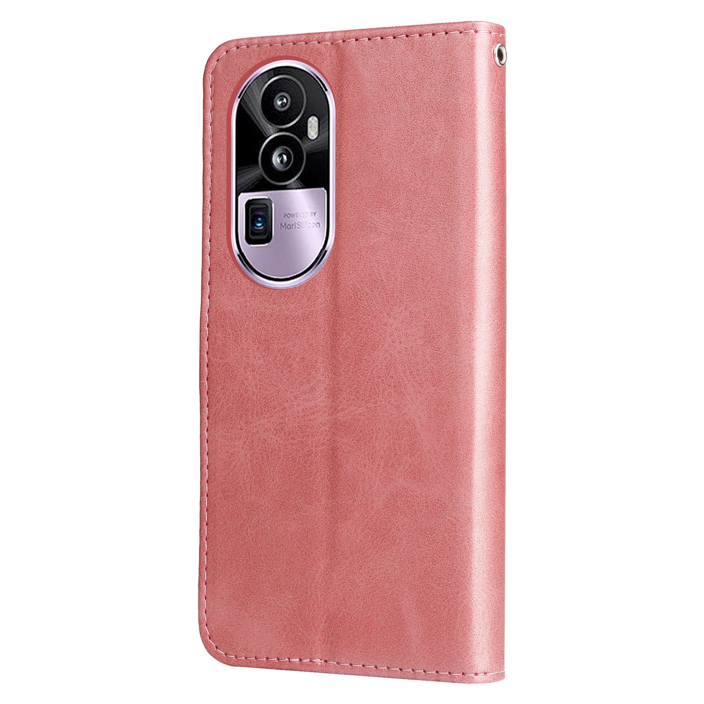 For Oppo Reno10 Pro+ 5G Calf Texture Phone Case Zipper Pocket Wallet Foldable Stand Cover