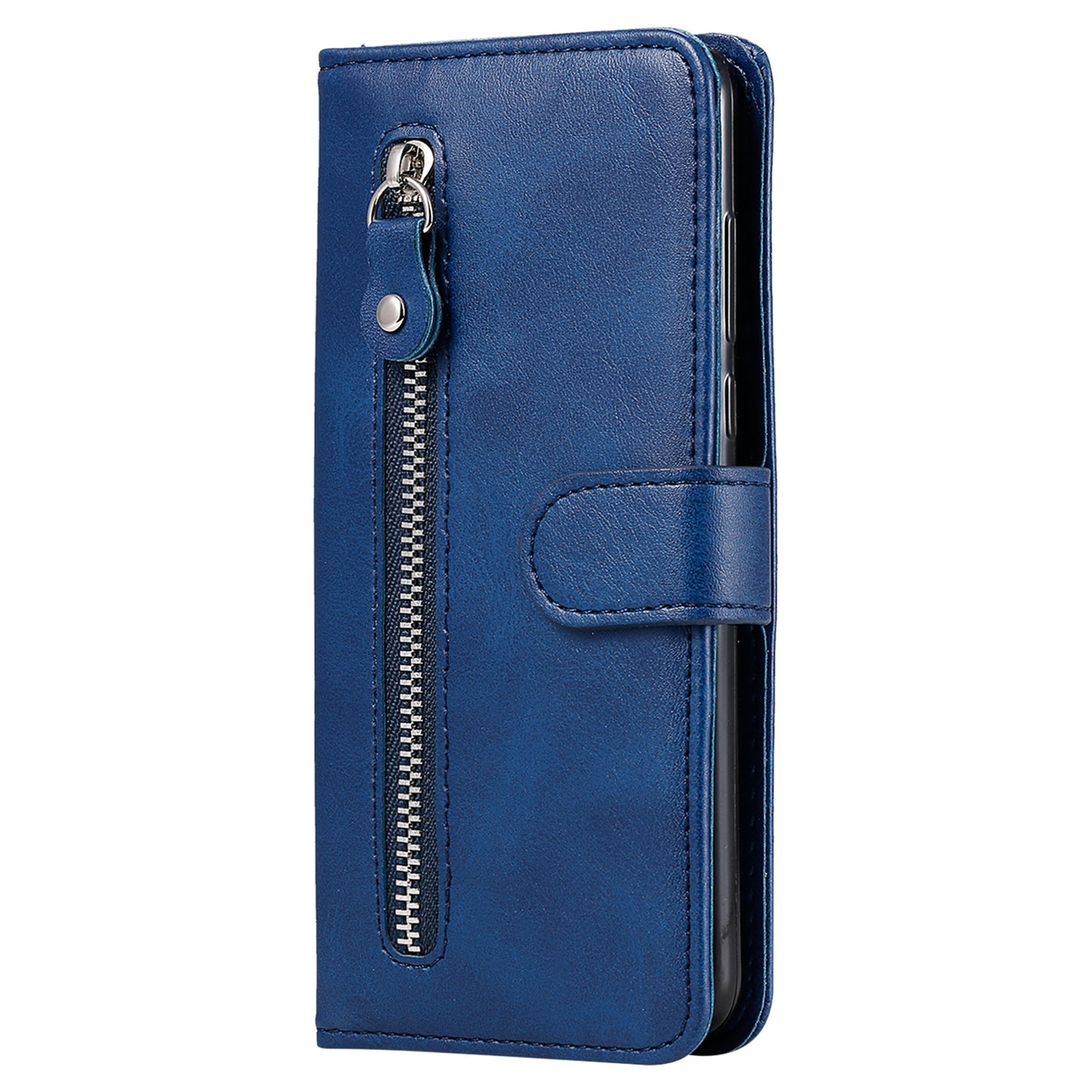 For Oppo Reno10 Pro+ 5G Calf Texture Phone Case Zipper Pocket Wallet Foldable Stand Cover