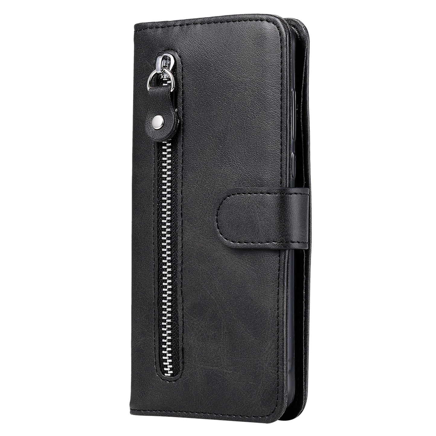 For Oppo Reno10 Pro+ 5G Calf Texture Phone Case Zipper Pocket Wallet Foldable Stand Cover