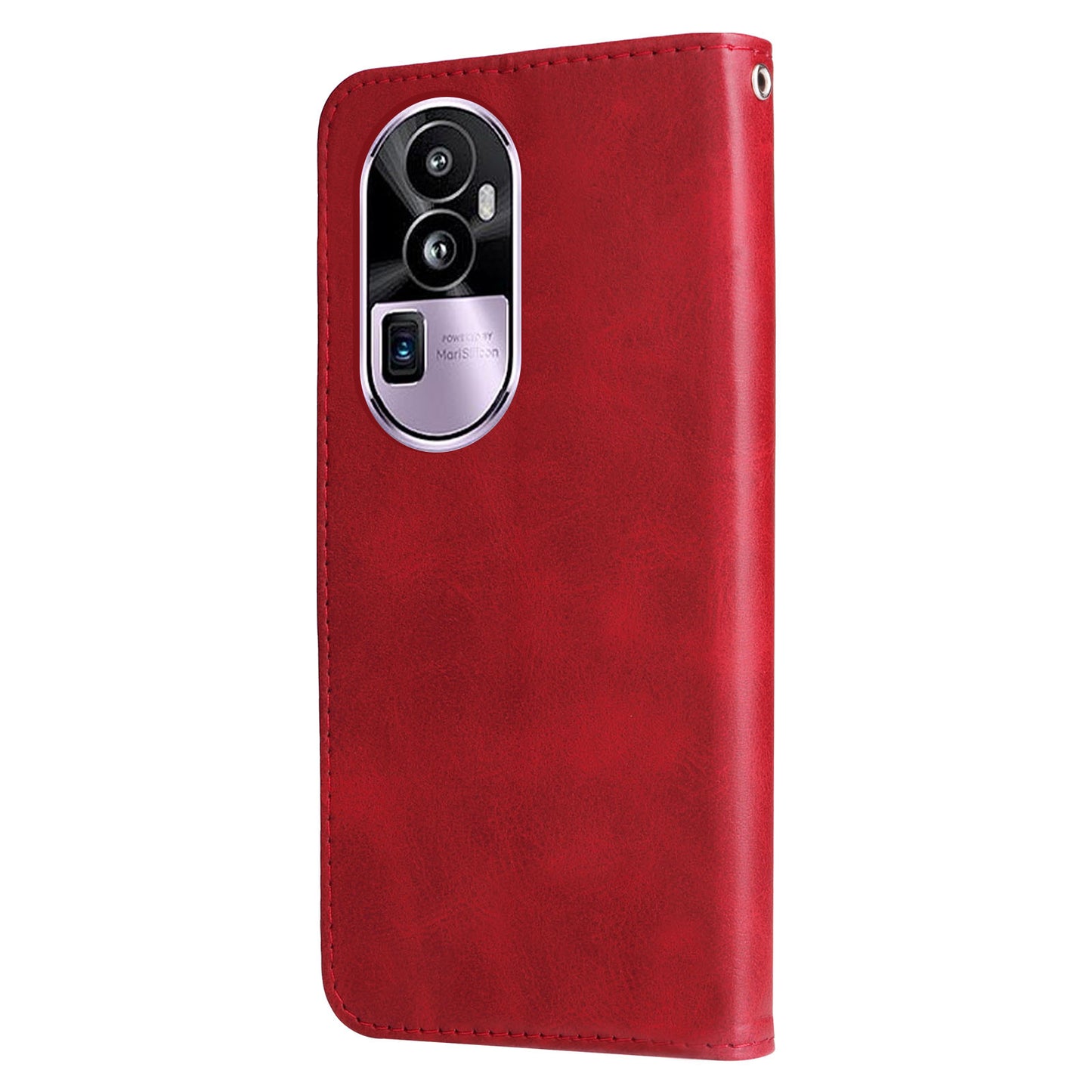 For Oppo Reno10 Pro+ 5G Calf Texture Phone Case Zipper Pocket Wallet Foldable Stand Cover