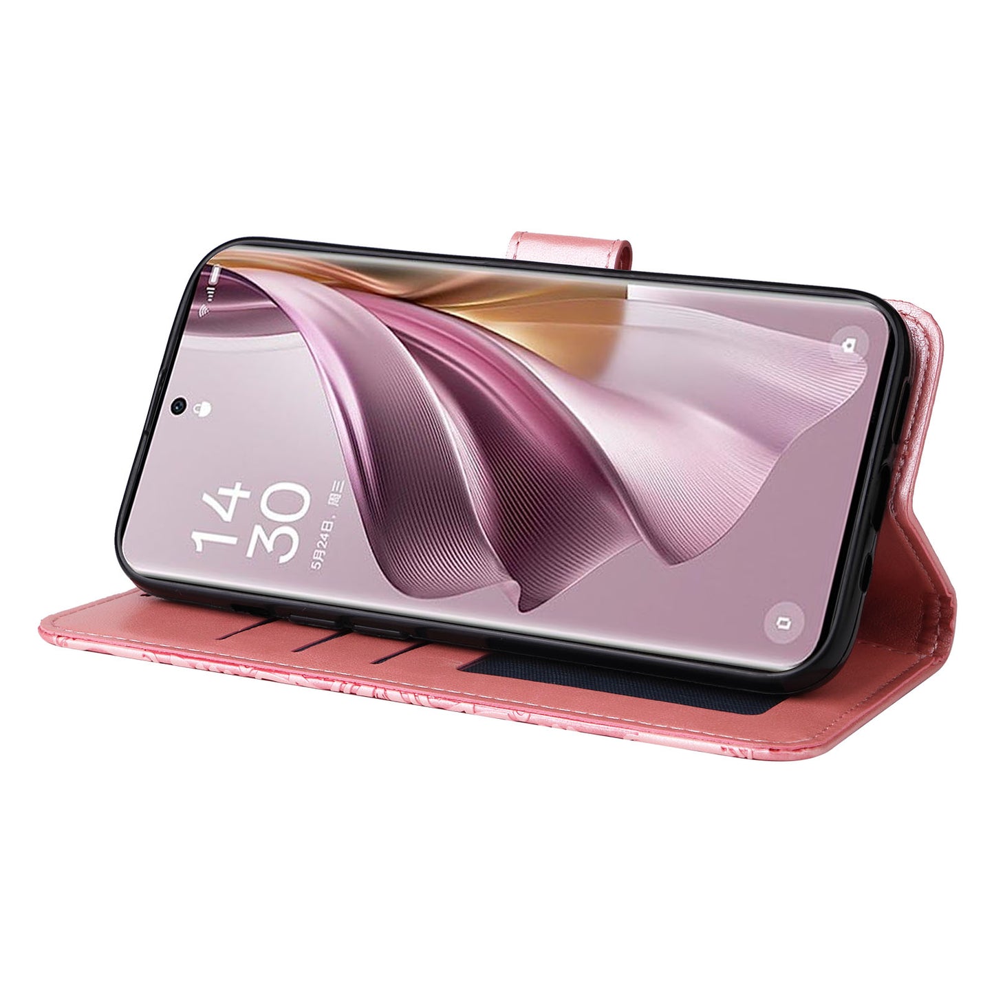 For Oppo Reno10 Pro+ 5G Book Style Protective Cover Sunflower Imprinted Stand Leather Wallet Case