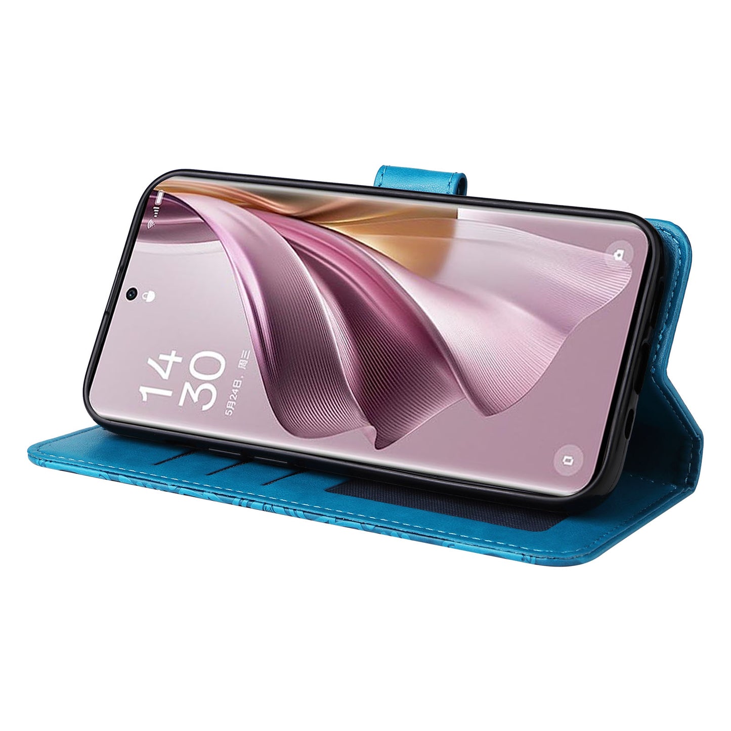 For Oppo Reno10 Pro+ 5G Book Style Protective Cover Sunflower Imprinted Stand Leather Wallet Case