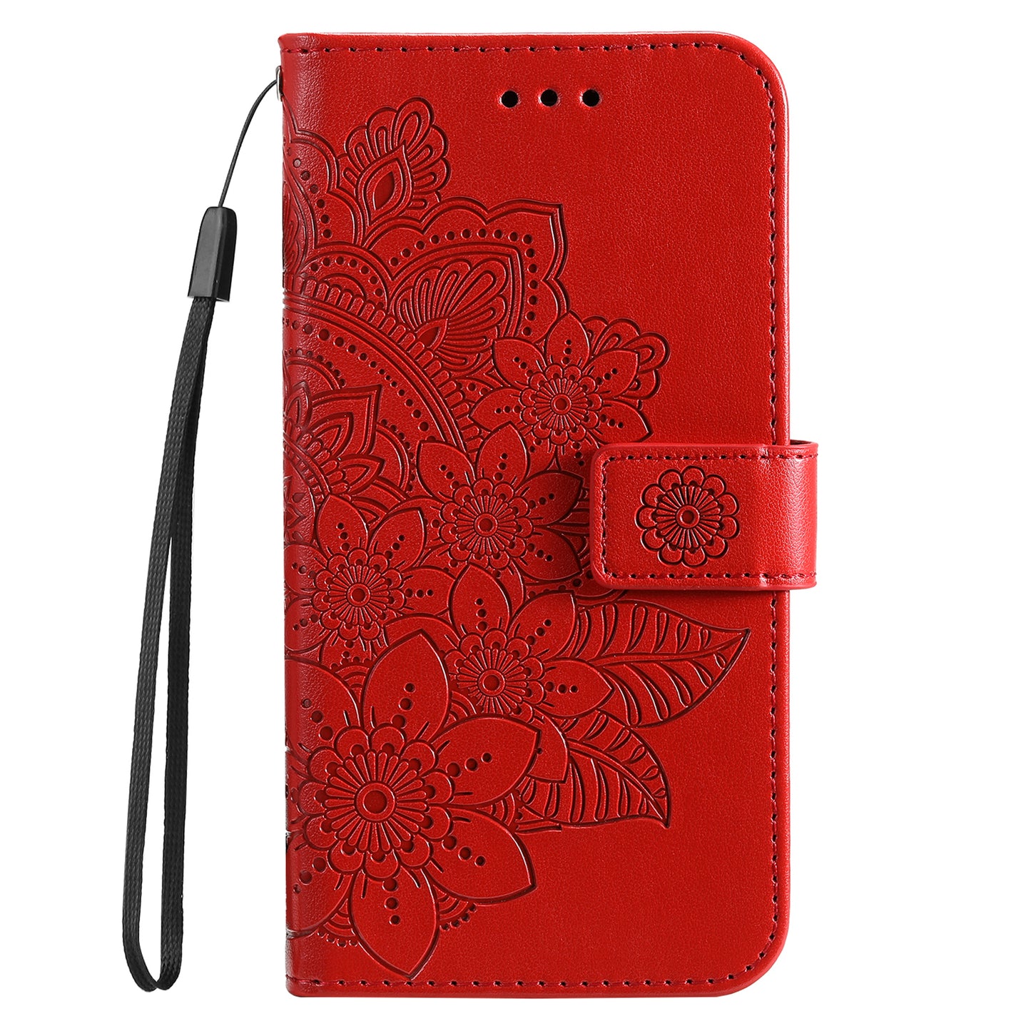 For Oppo Reno10 Pro+ 5G Imprinted Flower Cover Phone Case Foldable Stand Wallet PU Leather Shell