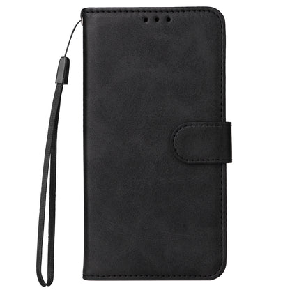 For Oppo Reno10 Pro+ 5G Flip Cover Wallet Stand Calf Texture PU Leather Phone Case with Strap