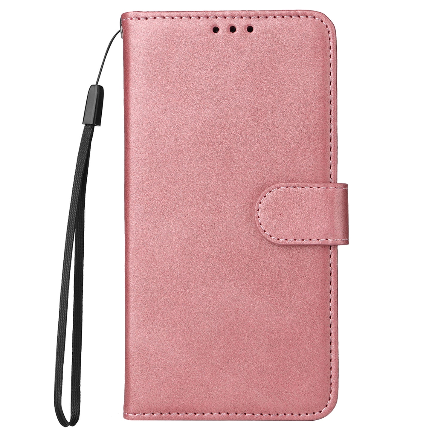 For Oppo Reno10 Pro+ 5G Flip Cover Wallet Stand Calf Texture PU Leather Phone Case with Strap