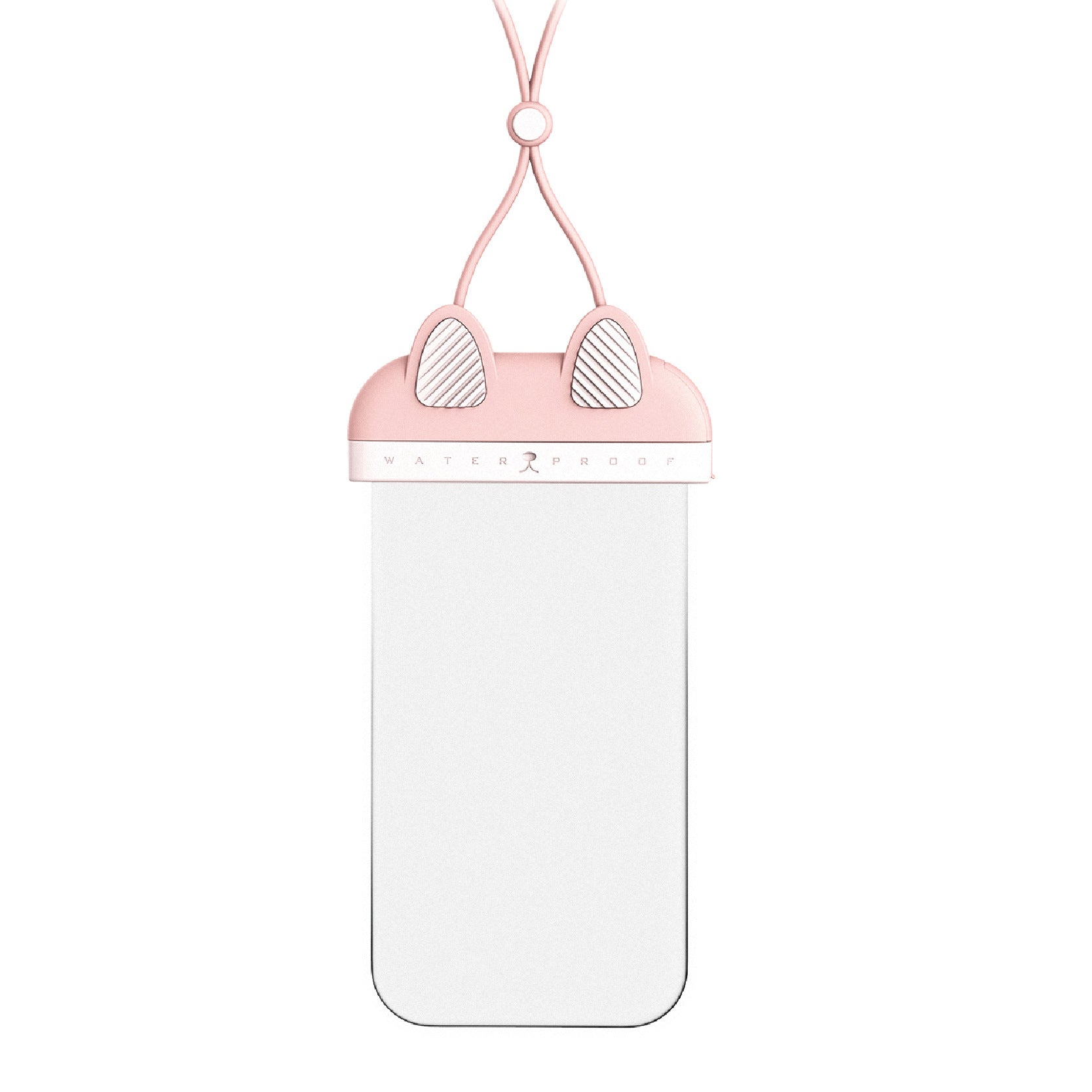 Waterproof Phone Pouch Fits Up to 7 Cell Phone Cute Cat IPX8 Phone Protector Clear TPU Dry Bag Screen Touch Sensitivity