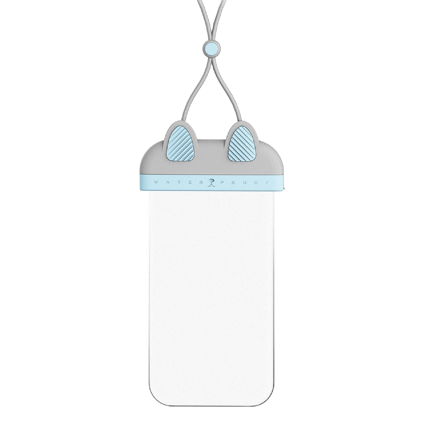 Waterproof Phone Pouch Fits Up to 7 Cell Phone Cute Cat IPX8 Phone Protector Clear TPU Dry Bag Screen Touch Sensitivity