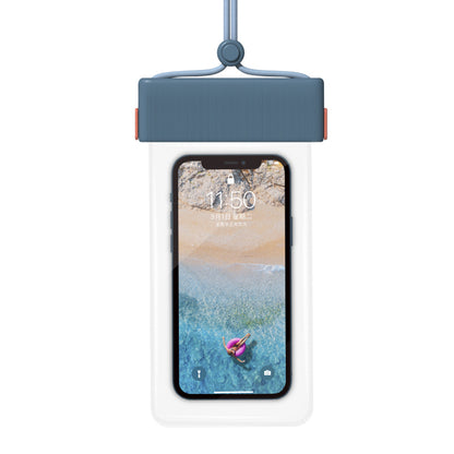 IPX8 Waterproof Case for Phones within 7.0'' Stripes Texture Clear TPU Touchscreen Cellphone Dry Bag Beach Essentials