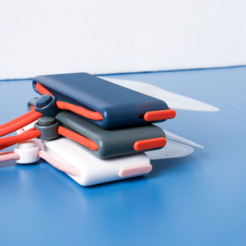 IPX8 Waterproof Case for Phones within 7.0'' Stripes Texture Clear TPU Touchscreen Cellphone Dry Bag Beach Essentials