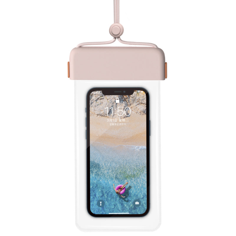 IPX8 Waterproof Phone Case Clear TPU Cellphone Holder Pouch Screen Touchable for Smartphones within 7''