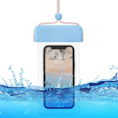 IPX8 Waterproof Phone Case Clear TPU Cellphone Holder Pouch Screen Touchable for Smartphones within 7''