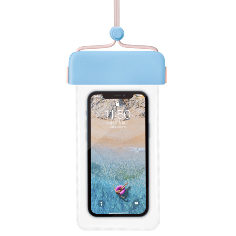IPX8 Waterproof Phone Case Clear TPU Cellphone Holder Pouch Screen Touchable for Smartphones within 7''