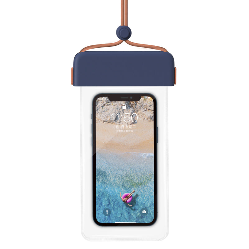 IPX8 Waterproof Phone Case Clear TPU Cellphone Holder Pouch Screen Touchable for Smartphones within 7''