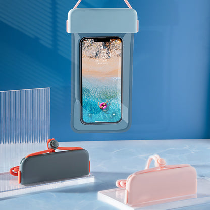 IPX8 Waterproof Phone Case Clear TPU Cellphone Holder Pouch Screen Touchable for Smartphones within 7''