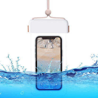 IPX8 Waterproof Phone Case Clear TPU Cellphone Holder Pouch Screen Touchable for Smartphones within 7''