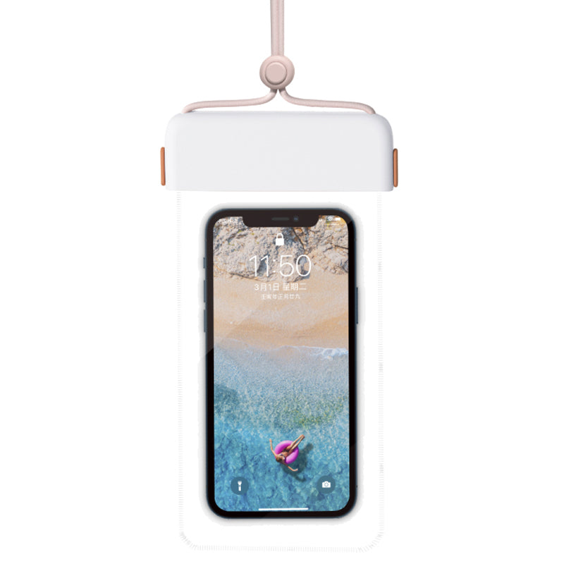 IPX8 Waterproof Phone Case Clear TPU Cellphone Holder Pouch Screen Touchable for Smartphones within 7''