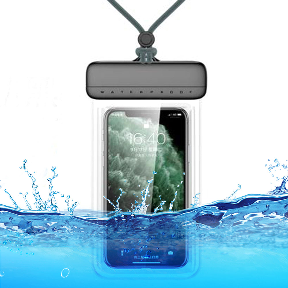 Floating IPX8 Waterproof Pouch for Under 7'' Cell Phone Clear TPU Phone Protector Screen Touch Sensitivity Dry Bag