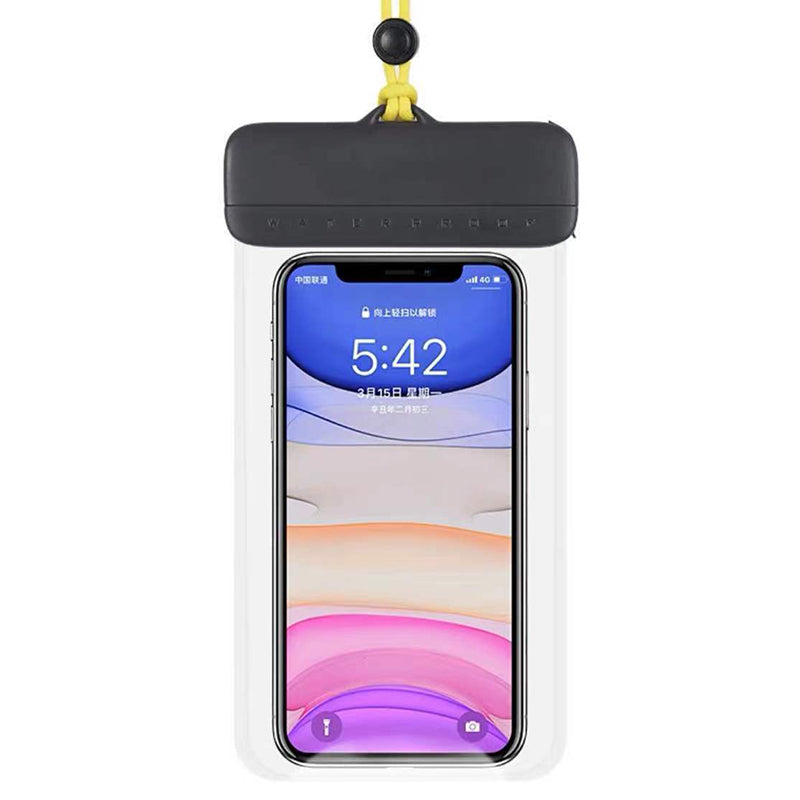 Floating IPX8 Waterproof Pouch for Under 7'' Cell Phone Clear TPU Phone Protector Screen Touch Sensitivity Dry Bag