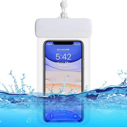 Floating IPX8 Waterproof Pouch for Under 7'' Cell Phone Clear TPU Phone Protector Screen Touch Sensitivity Dry Bag