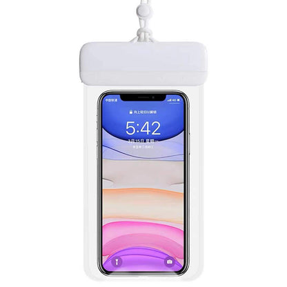 Floating IPX8 Waterproof Pouch for Under 7'' Cell Phone Clear TPU Phone Protector Screen Touch Sensitivity Dry Bag