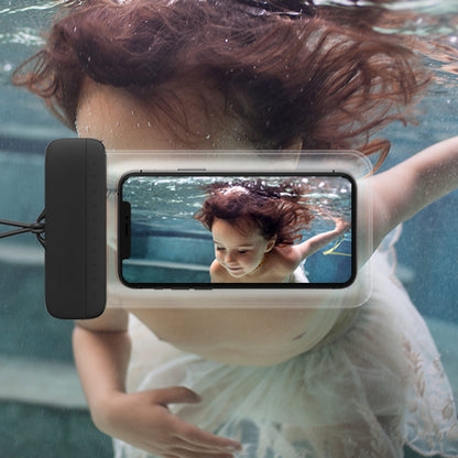 Floating IPX8 Waterproof Pouch for Under 7'' Cell Phone Clear TPU Phone Protector Screen Touch Sensitivity Dry Bag