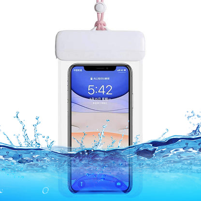 Floating IPX8 Waterproof Pouch for Under 7'' Cell Phone Clear TPU Phone Protector Screen Touch Sensitivity Dry Bag