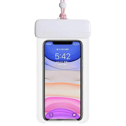 Floating IPX8 Waterproof Pouch for Under 7'' Cell Phone Clear TPU Phone Protector Screen Touch Sensitivity Dry Bag