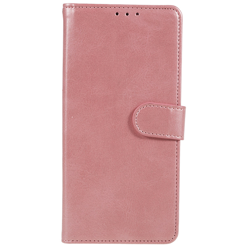 For Samsung Galaxy A22 4G (EU Version) Calf Texture PU Leather Phone Case Wallet Stand Anti-drop Cover