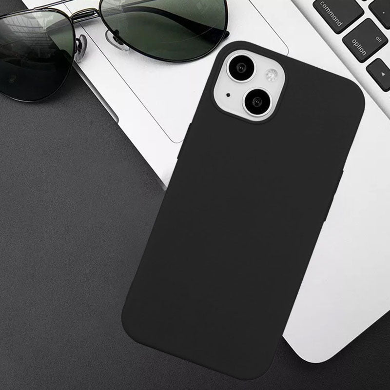 For iPhone 15 Plus Phone Shell TPU Phone Back Cover Matte Slim-Fit Soft Smartphone Case