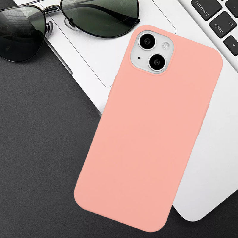 For iPhone 15 Plus Phone Shell TPU Phone Back Cover Matte Slim-Fit Soft Smartphone Case