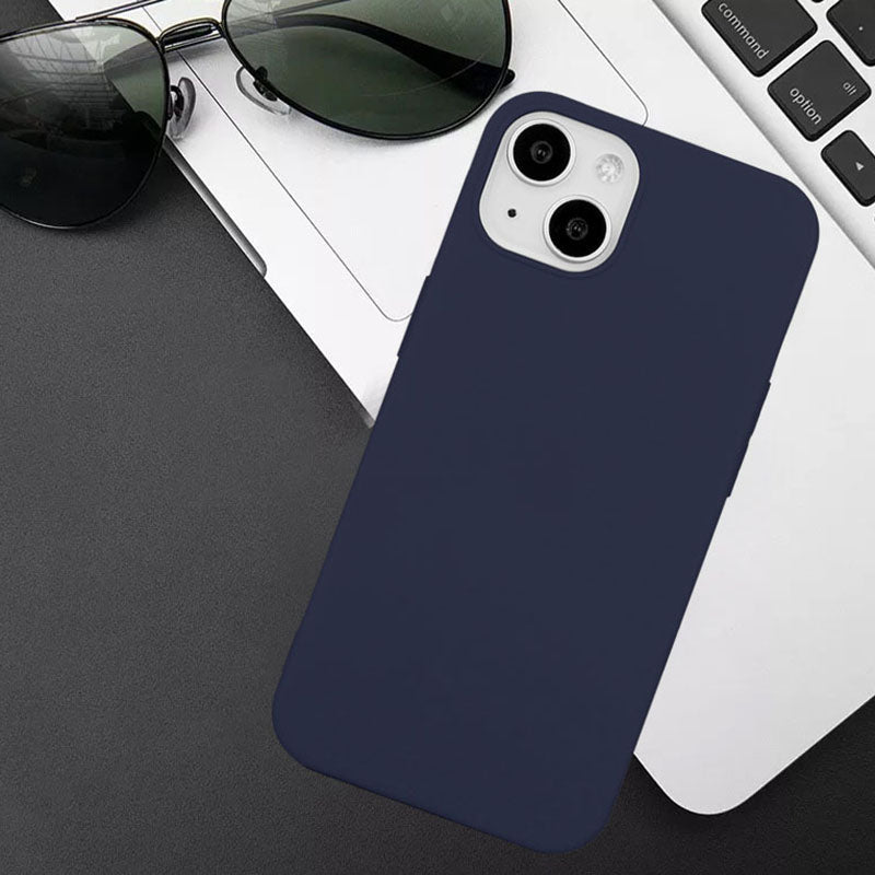 For iPhone 15 Plus Phone Shell TPU Phone Back Cover Matte Slim-Fit Soft Smartphone Case