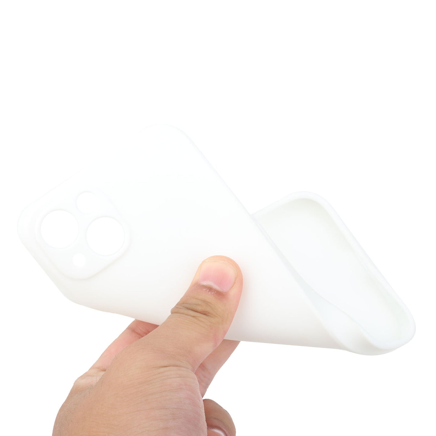 For iPhone 15 Plus Phone Shell TPU Phone Back Cover Matte Slim-Fit Soft Smartphone Case