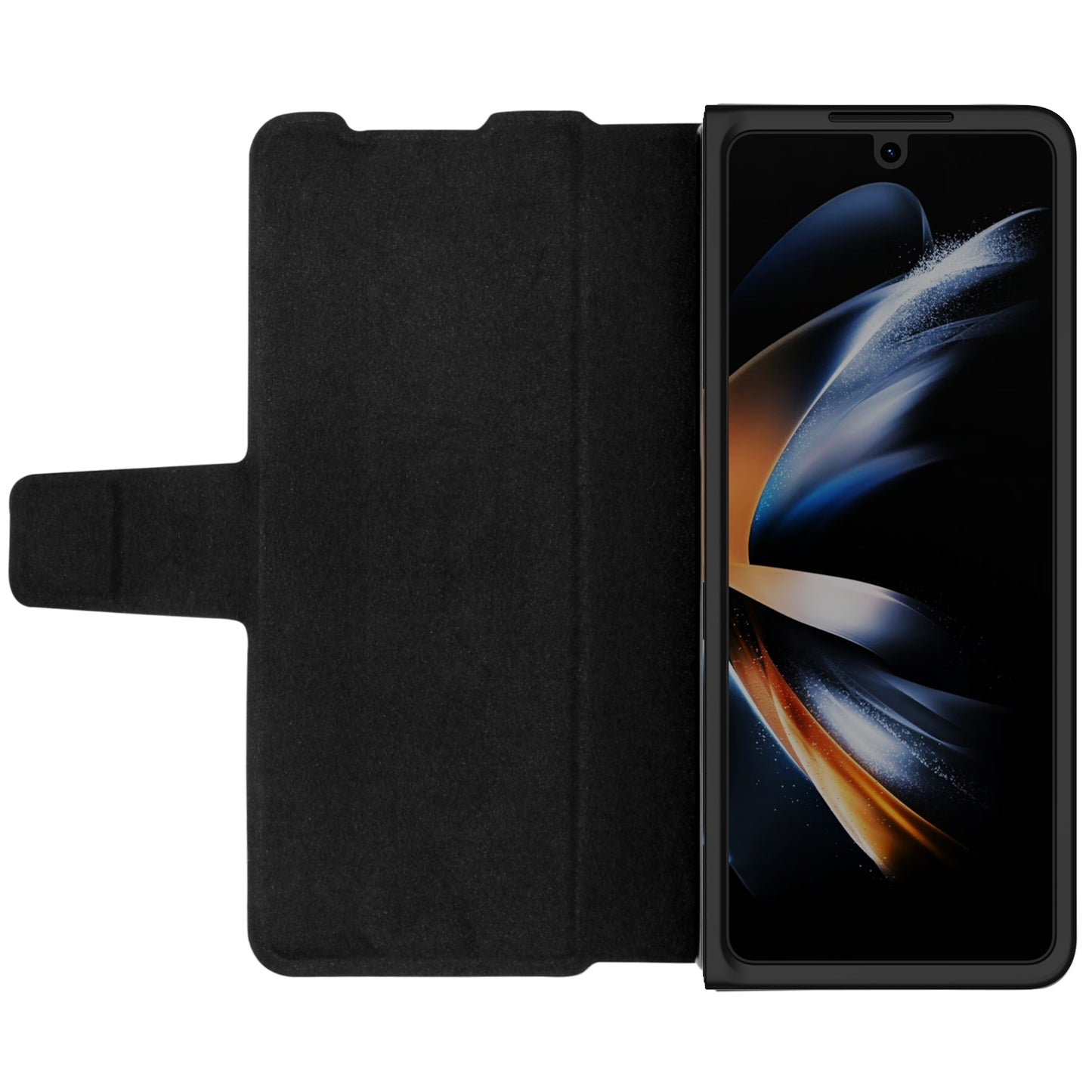 NILLKIN For Samsung Galaxy Z Fold5 5G PU Leather Phone Case Stand Full Protection Phone Cover with Pen Slot