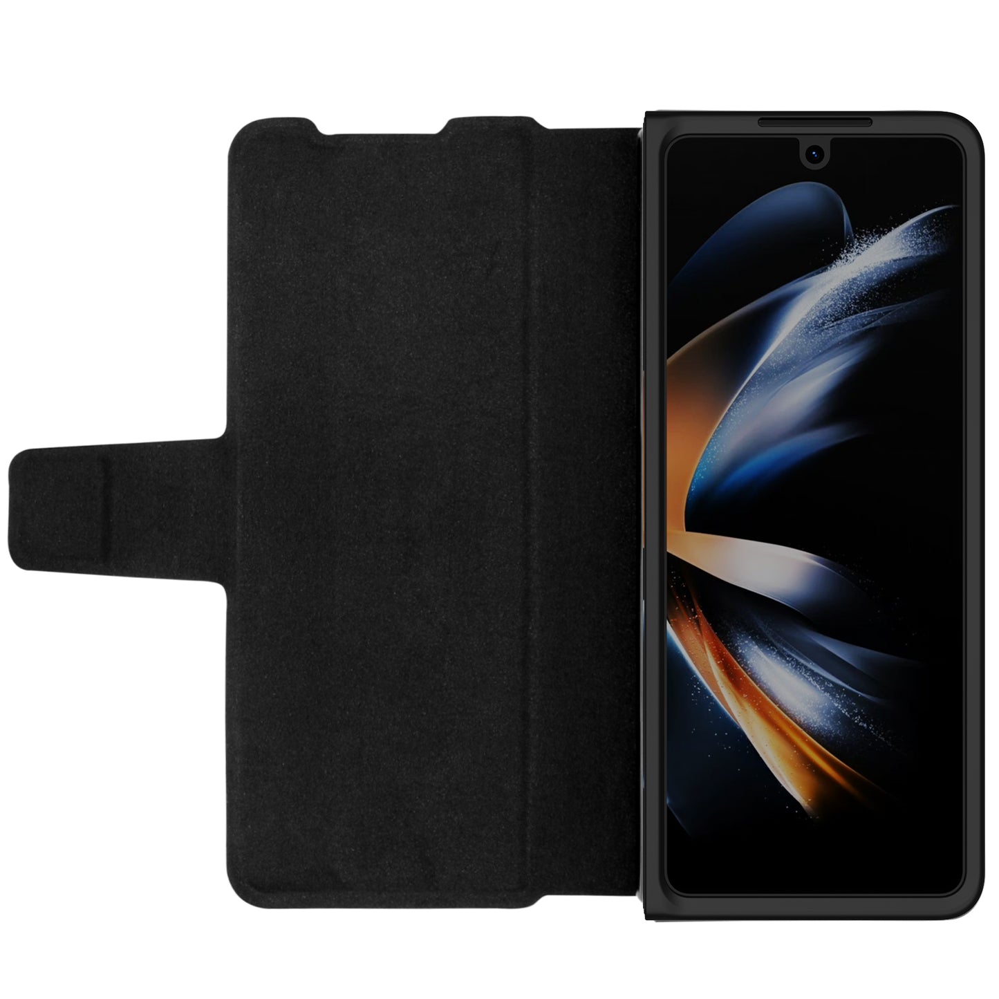 NILLKIN For Samsung Galaxy Z Fold5 5G PU Leather Phone Case Stand Full Protection Phone Cover with Pen Slot