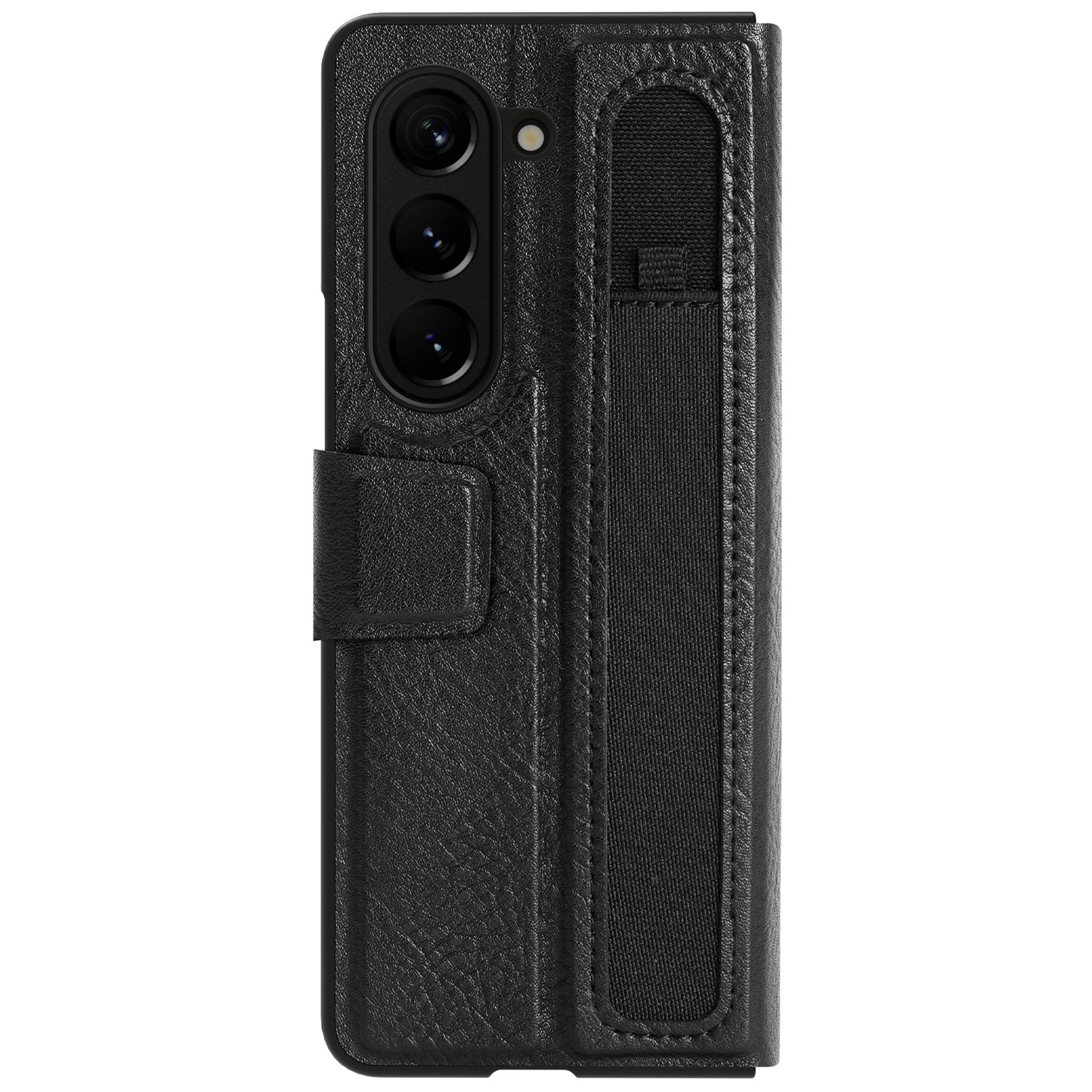 NILLKIN For Samsung Galaxy Z Fold5 5G PU Leather Phone Case Stand Full Protection Phone Cover with Pen Slot
