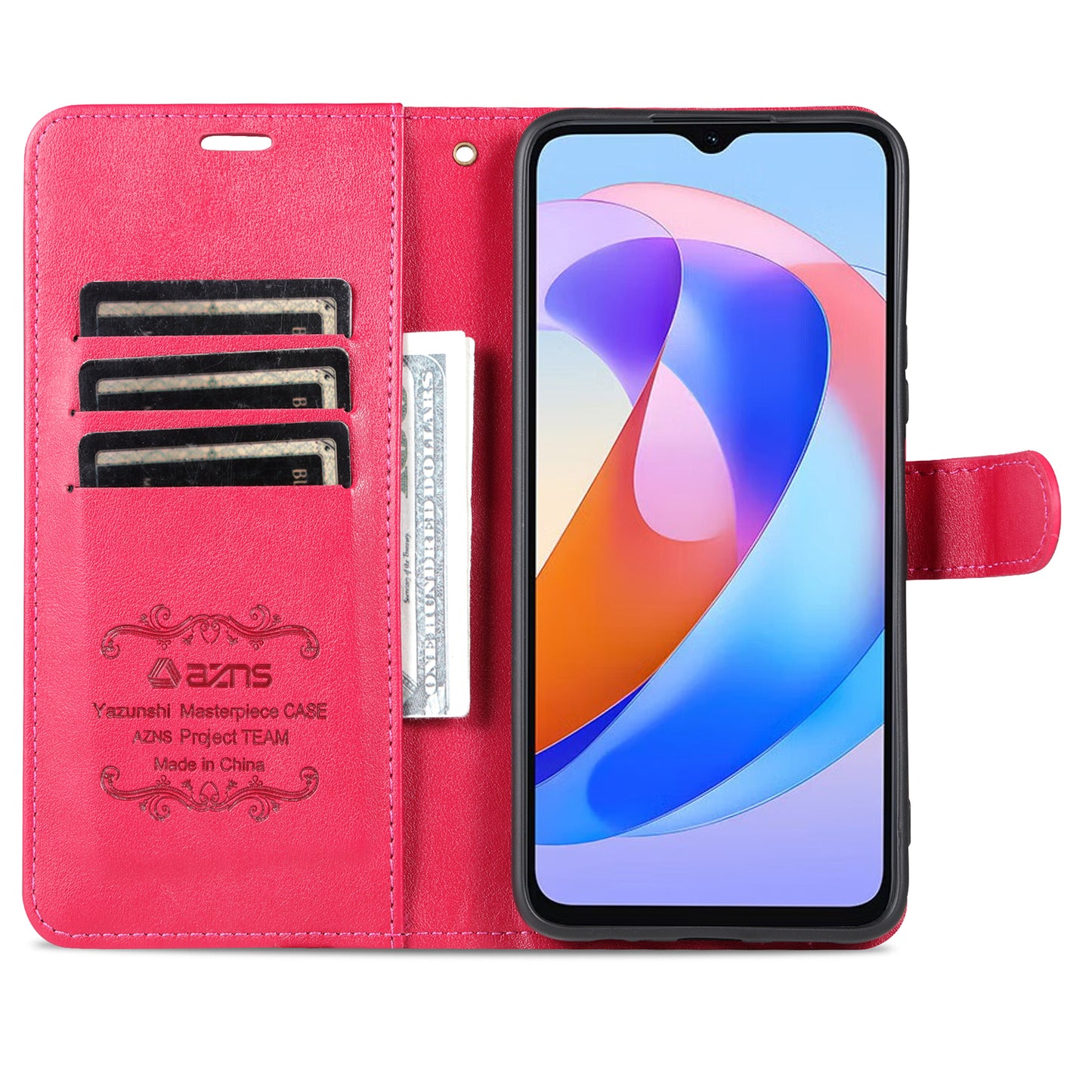 AZNS For Honor Play 40 PU Leather Stand Phone Case Flip Wallet Protective Cover