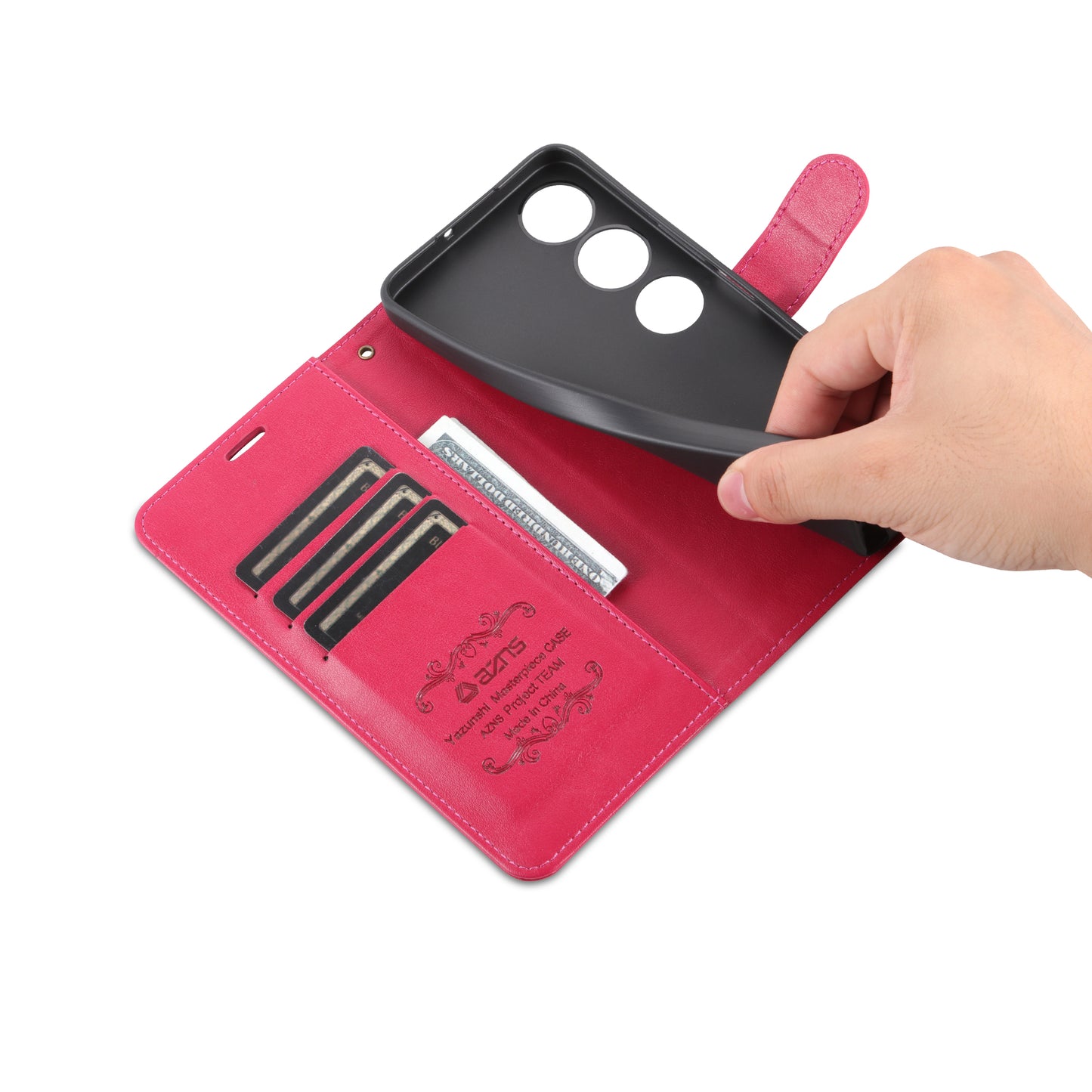 AZNS For Honor Play 40 PU Leather Stand Phone Case Flip Wallet Protective Cover