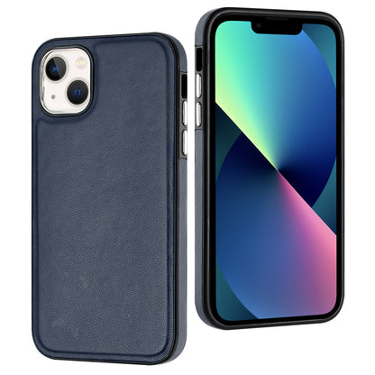 YB Leather Coating Series-6 For iPhone 13 PU Leather+TPU Shell Shock-absorbing Cell Phone Case