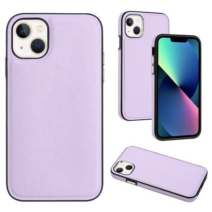 YB Leather Coating Series-6 For iPhone 13 PU Leather+TPU Shell Shock-absorbing Cell Phone Case