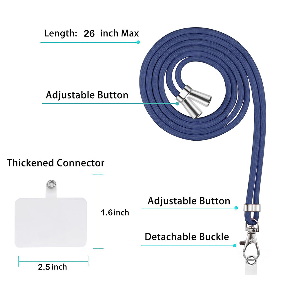 YB IMD Series-18 Style E Phone Case for Xiaomi Mi 11 Lite 4G / 5G / 11 Lite 5G NE , Marble Pattern IMD 2.0mm TPU Cover with Lanyard