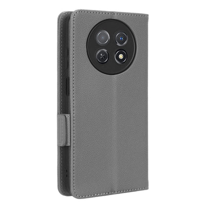 For Huawei nova Y91 4G / Enjoy 60X Litchi Texture Phone Case Wallet Stand PU Leather Cover