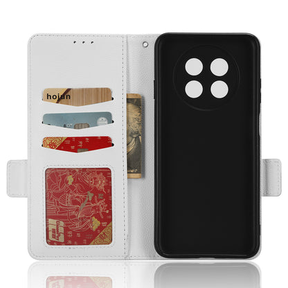 For Huawei nova Y91 4G / Enjoy 60X Litchi Texture Phone Case Wallet Stand PU Leather Cover