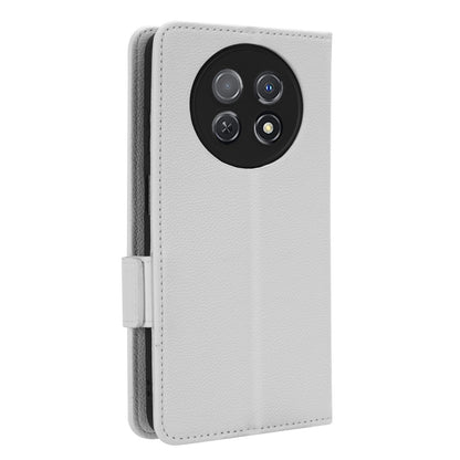 For Huawei nova Y91 4G / Enjoy 60X Litchi Texture Phone Case Wallet Stand PU Leather Cover
