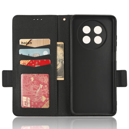 For Huawei nova Y91 4G / Enjoy 60X Litchi Texture Phone Case Wallet Stand PU Leather Cover