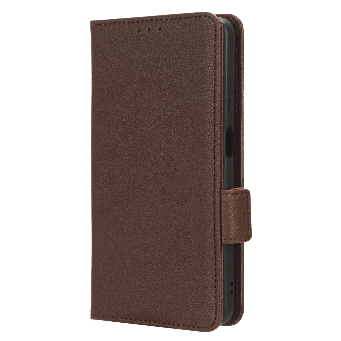 For Huawei nova Y91 4G / Enjoy 60X Litchi Texture Phone Case Wallet Stand PU Leather Cover